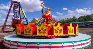 Manège Tagada Ballerina en acier et fibre de verre, pour intérieur et extérieur, capacité 18-24 personnes - Product Image 3