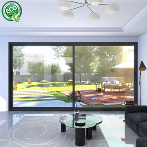 Fabricante de Foshan, Ventana Corredera Lateral de Aluminio Insonorizada con Doble Vidrio Templado, Perfil de Puerta Corredera para Balcón - Product Image 1