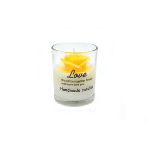 LA03H Juego de Regalo de Velas Aromáticas de Lujo Personalizadas al por Mayor, Vela Transparente en Florero de Vidrio, Velas Perfumadas con Aroma a Rosa - Product Image 6