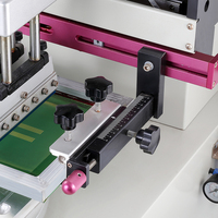 Rotatorio de alta velocidad máquina de impresión de pantalla plana 6 Estación de pantalla de la máquina de la impresora para PCB de la cubierta del teléfono celular