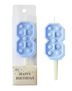 <span class=keywords><strong>Lego</strong></span> 0-9 numéro <span class=keywords><strong>de</strong></span> fête d'anniversaire bougie d'anniversaire numéro pour bougies <span class=keywords><strong>de</strong></span> gâteau - Product Image 2
