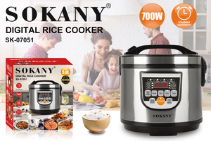 Cuisinière multifonctionnelle pour la maison, meilleure cuisinière à riz électrique automatique de 700 W et 5 L - Product Image 2