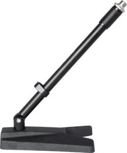 Quik lok-a/114 BK, giá đỡ mic ngắn, góc điều chỉnh, đế gang hình tam giác, cột nối, 15x6x19 cm, màu đen - Product Image 3