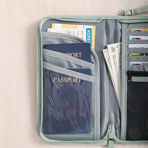 Portefeuille de voyage personnalisé en polyester pour cartes de visite, porte-passeport RFID pour une utilisation de voyage personnalisée - Product Image 5
