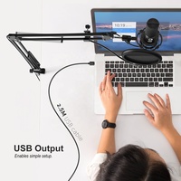 Kit de microphone d'enregistrement USB FIFINE T669, microphone à condensateur cardioïde pour ordinateur sur Mac Windows PS4/PS5 pour le streaming