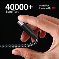 Cable de Carga USB a Tipo C PD de 1M 2M 3M Personalizado Más Vendido para iPhone y Android, Carga Rápida, Transferencia de Datos de Alta Velocidad
