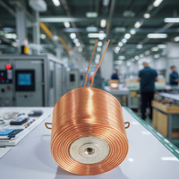 Bobine à noyau d'air multicouche personnalisée à lévitation électromagnétique, Inducteur de précision en cuivre pour capteurs et actionneurs OEM