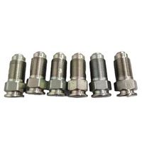 Injecteur de graisse à double bille avec bouton géant, raccord de graissage pour robinet à vis