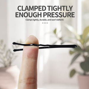 Vente en gros LISI – Pinces à cheveux en métal noir, style européen et américain, durables, imperméables, <span class=keywords><strong>pour</strong></span> franges et fixation <span class=keywords><strong>de</strong></span> la tête, <span class=keywords><strong>accessoires</strong></span> capillaires en forme <span class=keywords><strong>de</strong></span> U - Product Image 4