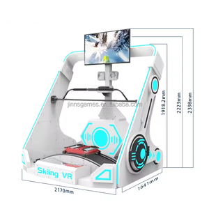 Parc d'aventure intérieur durable, simulateur <span class=keywords><strong>de</strong></span> <span class=keywords><strong>ski</strong></span> <span class=keywords><strong>de</strong></span> réalité virtuelle 9D, aluminium/métal/acier/fibre <span class=keywords><strong>de</strong></span> verre, jeux Jinns, capacité <span class=keywords><strong>de</strong></span> 100 à 500 kg - Product Image 5