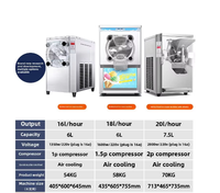 Italiaanse Desktop Hard Gelato Ijs Machine Automatische Ijslolly Maker Fruitkern Motor Component Nieuwe Zelfgemaakte Ijspoeder