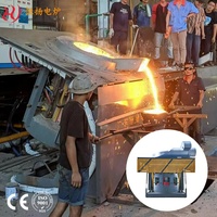 Four à induction électrique pour la fusion des métaux, four à fusion d'acier à haute efficacité, équipement de chauffage de précision pour usage industriel