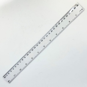 Juego de Reglas Geométricas Promocionales de Plástico, Regla Recta con Escala en Pulgadas y Centímetros, 30 cm, con Logotipo Personalizado, Juego de 4 Reglas - Product Image 5