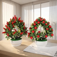 Bouquet réaliste d'anémones artificielles en soie, fleurs de coquelicot avec centre foncé pour mariage, décoration intérieure, arrangement floral esthétique