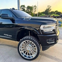 Jantes tout-terrain forgées FANXI 6x135 6x139.7 8x170 8x180 24x12 24x14 26x14 24 22 26 28 pouces pour Ford F150 250 350 Chevy 1500 2500