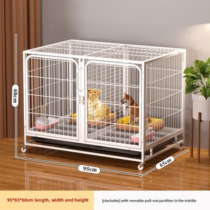 Casa para Mascotas Desmontable de Acero y Plástico Sólido, Combinación Libre, Plegable, Ecológica, para Animales Pequeños, con Cierre de Botón - Product Image 3
