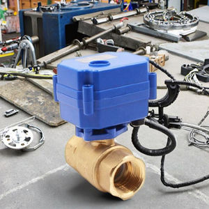 CWX-15N Roestvrij Staal Messing Kogelkraan 12V Elektrische Actuator 24V/110V/220V Power Opties Npt Bsp Flow Control Oem <span class=keywords><strong>Gas</strong></span> - Product Image 5