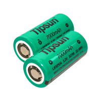 Cellule LiFePO4 32700 7Ah pour stockage d'énergie solaire, batterie haute capacité Tipsun 3.2V 7000mAh