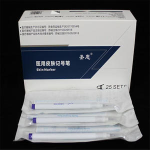 Marcador de Piel Shenghui M4810C con Regla, Estéril, para Uso Quirúrgico, Certificado CE, Blanco, Dispositivo Médico de Un Solo Uso - Product Image 2