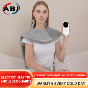 220V EU-Stecker Großformat 60x90cm Flanell-Material Manuell Verdrahtete Steuerung Extra-Große Wärmeauflage für Nackenmassagegerät - Product Image 5