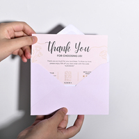 Tarjetas de Descuento Comerciales Personalizadas y Ecológicas para Comercio Electrónico, Tarjetas de Agradecimiento con Código QR para Reenvío de Pedidos