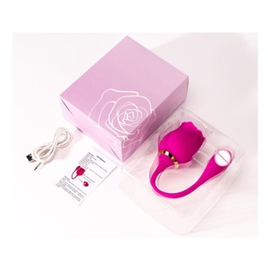 Custom Logo 10 Frequency <strong>Suction</strong> 10 Frequency Vibration Detachable Rose Personal <strong>Massager</strong> USB Rechargeable - Product Image 6