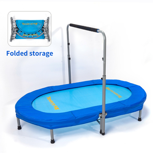 <span class=keywords><strong>Trampoline</strong></span> carré de haute qualité pour enfants en plein air <span class=keywords><strong>Double</strong></span> <span class=keywords><strong>Trampoline</strong></span> de fitness <span class=keywords><strong>Trampoline</strong></span> de lit de saut durable pour la cour familiale - Product Image 6