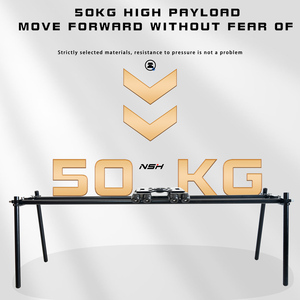 Nsh thiết kế mới xách tay Dolly hệ thống máy ảnh thanh trượt đường sắt thiết lập Deluxe theo dõi Kit Phụ Kiện máy ảnh cho quay video - Product Image 6