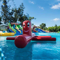 Brinquedo Do Parque aquático Flutuante Grande Cão Inflável Da Água para Crianças e Adultos