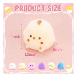 Juguetes Sensoriales Antiestrés de Silicona con Forma de Pescado Taba Mochi, Diseño 2025, Vibrantes, Paquete de 24, para Adolescentes - Product Image 3