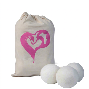 Tissu Naturel Bio Grandes Boules de Séchage de Laine Boule de Machine à Laver XL Lessive Bio Extra Large Boule de Séchage de Laine Anti Statique - Product Image 1