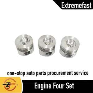 Produk Asli Original - Empat Set Piston Mesin QC380 Dari QuanChai Cocok untuk Truk Kecil dan Forklift. - Product Image 4