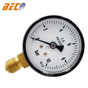Beco <span class=keywords><strong>2</strong></span> Inch Algemene Manometer 10bar Wijzerplaat Drukmeter - Product Image 5