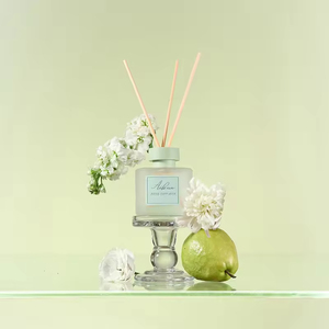 Diffuseur de parfum en rotin écologique de luxe Aikun, flacon en verre, non toxique, longue durée, libération lente de la fragrance - Product Image 1