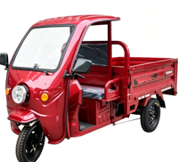 Meilleur Prix Tricycle Électrique à Trois Roues, Caisse de Transport Ouverte, Double Amortisseur à Ressort, 60V 351-500W, pour Logistique Rurale et Petite Expédition