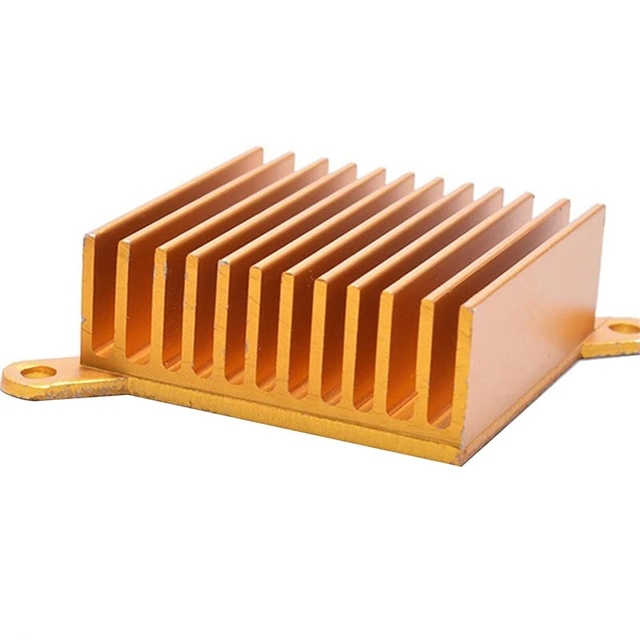 1Pc Aluminum Profile Heatsink 37*37*14MM Ear Radiator Cooling Pad South North Bridge Chipset Radiator Chip Motherboard Heat Sink