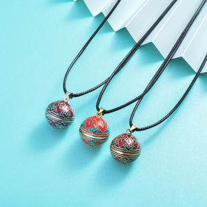 Perhiasan <span class=keywords><strong>Bola</strong></span> Meksiko Harmony Baby Angel Caller Liontin <span class=keywords><strong>Bola</strong></span> untuk Ibu Hamil - Product Image 2