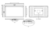 Monitor Layar Sentuh Tablet Android 27 Inci RK3568 Tampilan Digital Signage SH2703AD