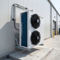 Un ensemble d'évaporateurs pour l'unité de condensation refroidie par air dans les compartiments réfrigérateur et congélateur ; compresseur scroll Emerson