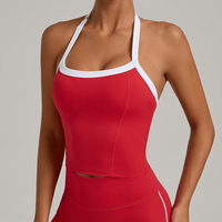 Soutien-gorge de yoga ajustable à bretelles et tour de cou, séchage rapide, pour le fitness et la course à pied, pour femme, vente en gros