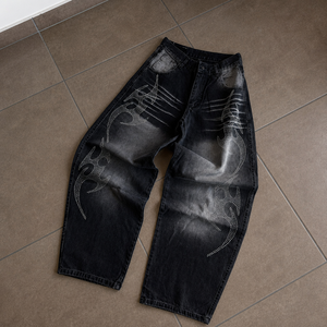 Fabricante Personalizado de Camisetas para Hombre, Negras, Estilo Vintage, Desgastadas, Retro, con Estampado de Tigre, Costura Lateral, Bolsillo con Letra en Negrita - Product Image 6