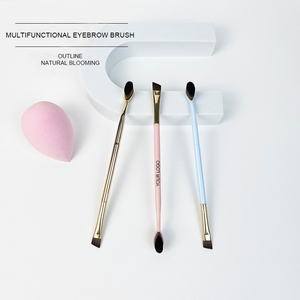 Brocha Doble <span class=keywords><strong>para</strong></span> <span class=keywords><strong>Cejas</strong></span> y Delineador de Ojos, de Alta Calidad, 2 en 1, Diseño Angular, Superventas - Product Image 4
