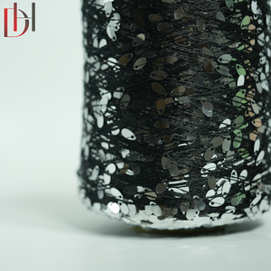 Tùy chỉnh chất lượng cao màu đen sequined sợi, giọt hình sequin ăn mặc trang trí sợi - Product Image 3