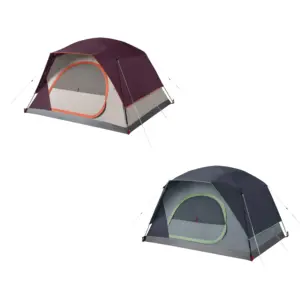 Hot Verkoop Outdoor Camping Nylon Tent Met Draagtas Unisex-Volwassen Voor Familie Camping 3-4 Persoon Straight bracing Type