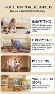 Interphone vidéo de haute qualité, appel bébé <span class=keywords><strong>WIFI</strong></span> avec moniteur, carte mémoire SD, application de contrôle à distance, caméra <span class=keywords><strong>WIFI</strong></span> - Product Image 6