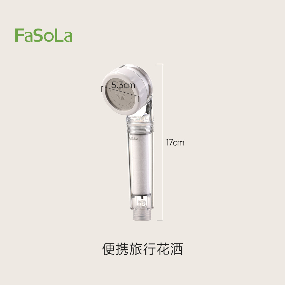 Portable travel shower head