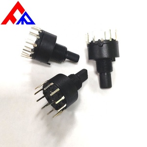 Interruptor Rotatorio de Plástico Aislado de 1/2/3/4/5/6/7/8/9/10/11/12 Posiciones, 16mm, Venta Directa de Fabricante Profesional - Product Image 3