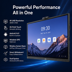 Pantalla Táctil Interactiva LCD de 65 75 86 98 1 Pulgadas, 4k UHD, Pizarra Inteligente con Cámara para Educación 2.1, Reuniones Empresariales, Zgs-yt550 - Product Image 2