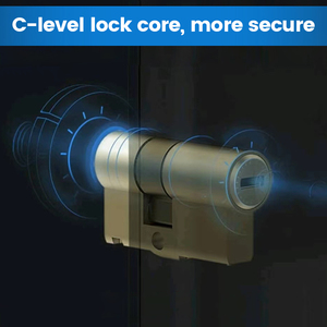 <span class=keywords><strong>Precio</strong></span> al por mayor Cerradura de puerta con cámara Huella digital Contraseña Clave Teléfono Tarjeta IC Desbloqueo Cerradura inteligente - Product Image 6