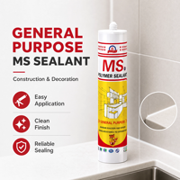 MS Sealant – Composé de liaison polymère modifié à durcissement rapide pour la décoration de bâtiments, l'étanchéité des fenêtres, des portes, du métal et du béton (vente en vrac)